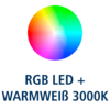 WENKO BAD RGB + Warmweiß LED Icon Ein buntes Icon für die RGB und warmweiß Farben der LED Duschstange