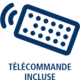 WENKO BAD inkl. Fernbedienung Icon Ein blau-weißes Icon für die enthaltene Fernbedienung der LED Duschstange