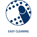 WENKO BAD Easy Cleaning Easy Cleaning Icon in blau und weiß