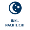 WENKO BAD inkl. Nachtlicht Icon Ein blau-weißes Icon für das Nachtlicht der LED Duschstange