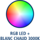 WENKO BAD RGB + Warmweiß LED Icon Ein buntes Icon für die RGB und warmweiß Farben der LED Duschstange