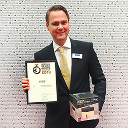 [Translate to Englisch:] WENKO Presse Design Award Cube